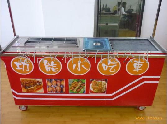 一路飘香多功能小吃车,休闲食品设备,代理 中国 北京 鑫信高清图片